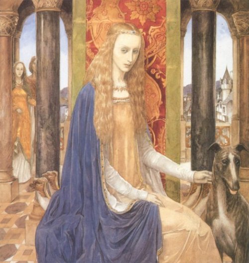 Laudine - Dame de la Fontaine, comtesse arthurienne (Graal)