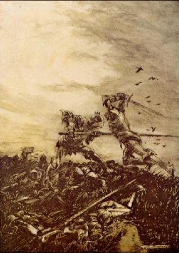 Combat d'Arthur et Mordred