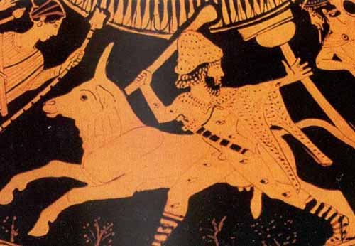 Argos Panoptès gardant la génisse (Io)