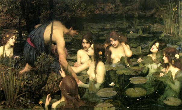 Hylas et les Nymphes des eaux