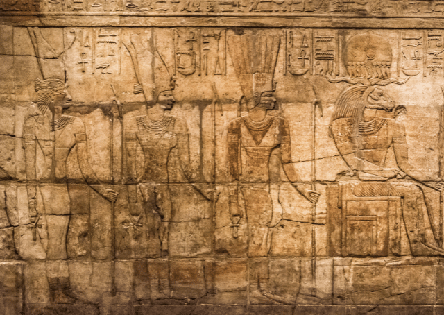 Dieux de l'Égypte ancienne avec Aten