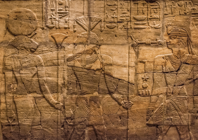 Dieux égyptiens antiques avec Khepri