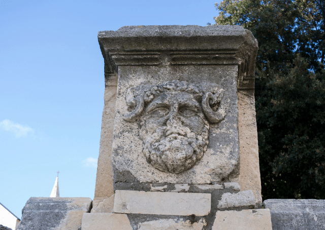 Visage du dieu romain Jupiter
