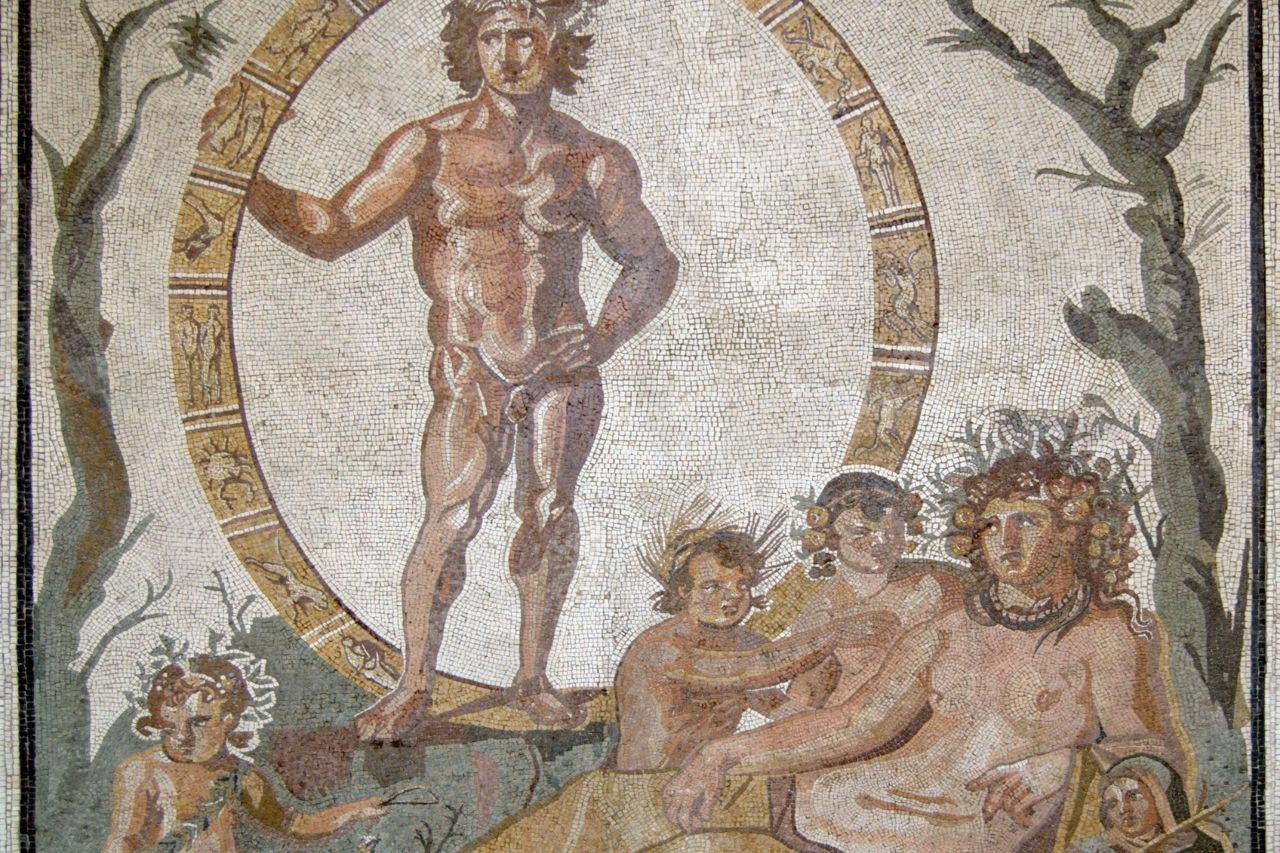 Mosaïque de la famille d'Uranus