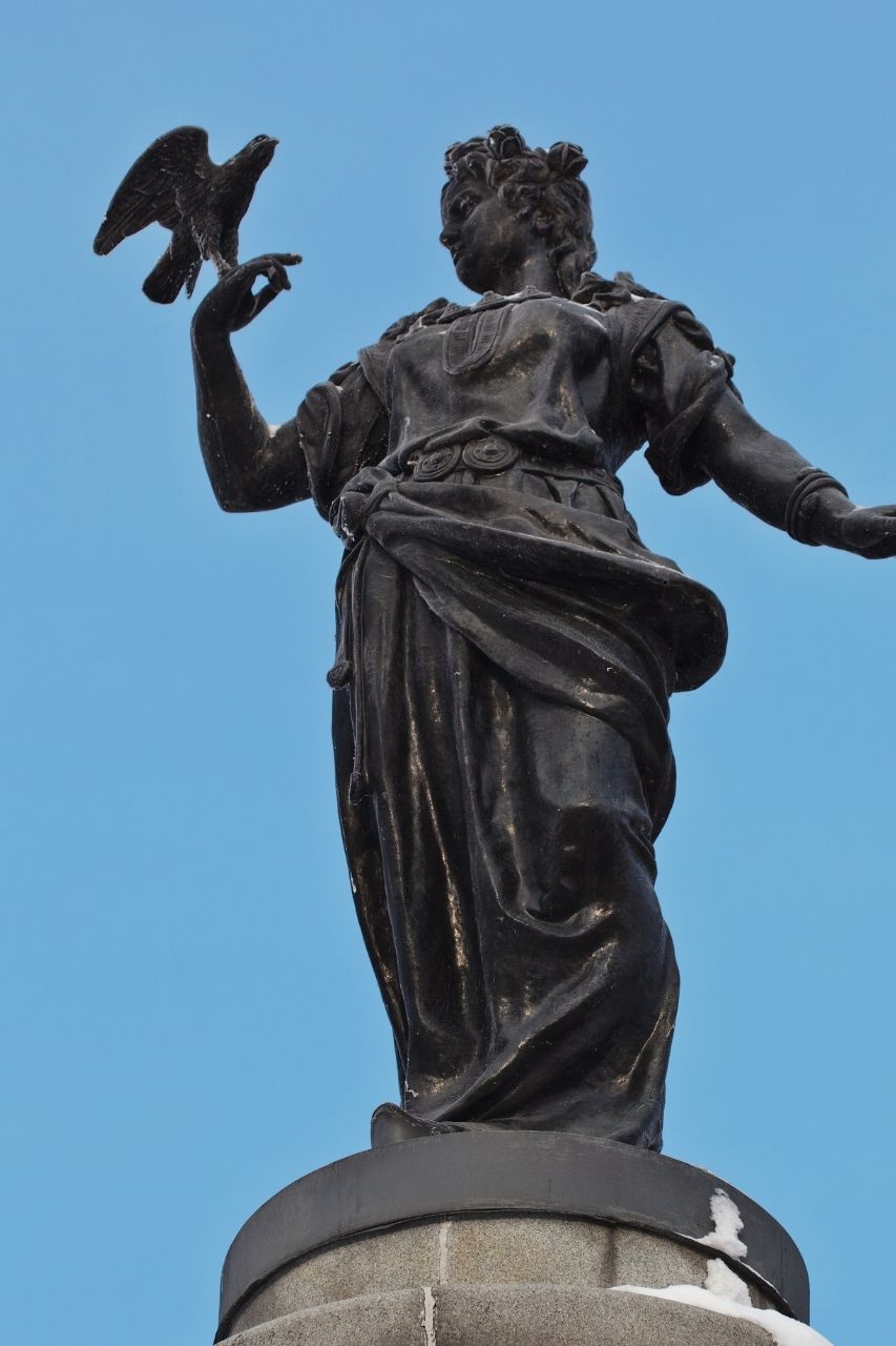 Statue de Freya à Stockholm