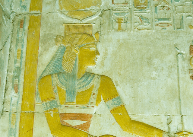 Illustration de la déesse égyptienne Hathor