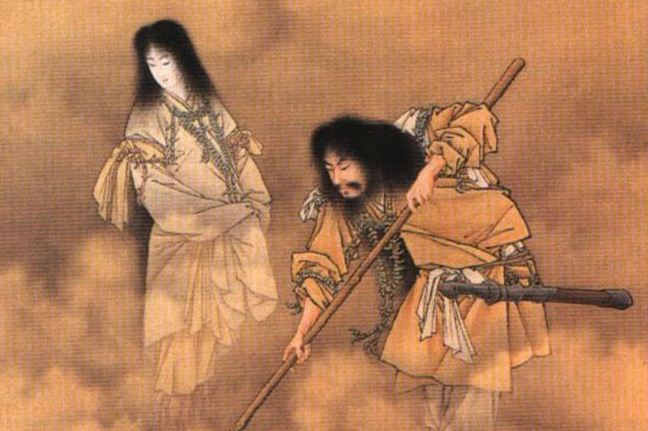 Izanagi et son épouse