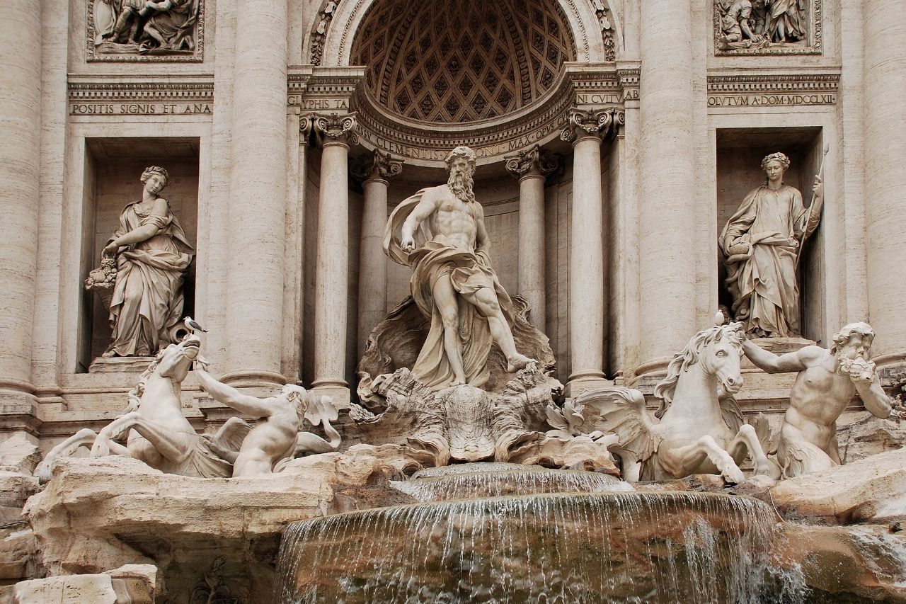 Statue d'Océan à Rome