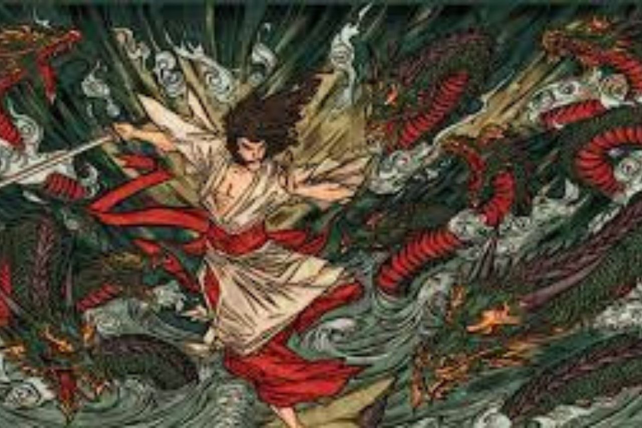 Susanoo dieu japonais des tempêtes