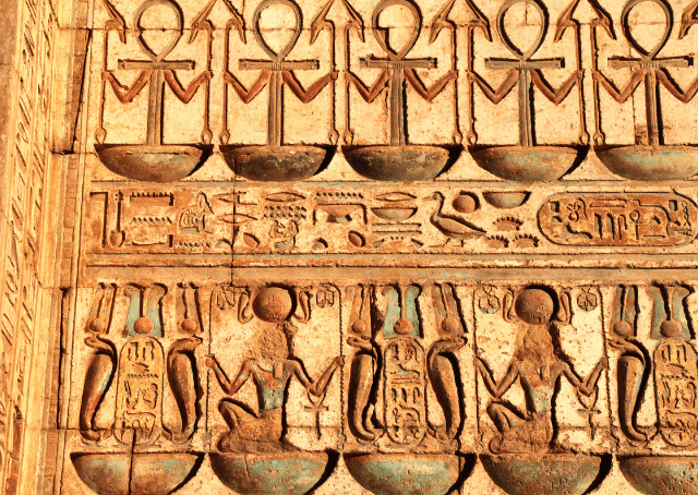 Temple de Khonsu dieu égyptien de la lune et du temps