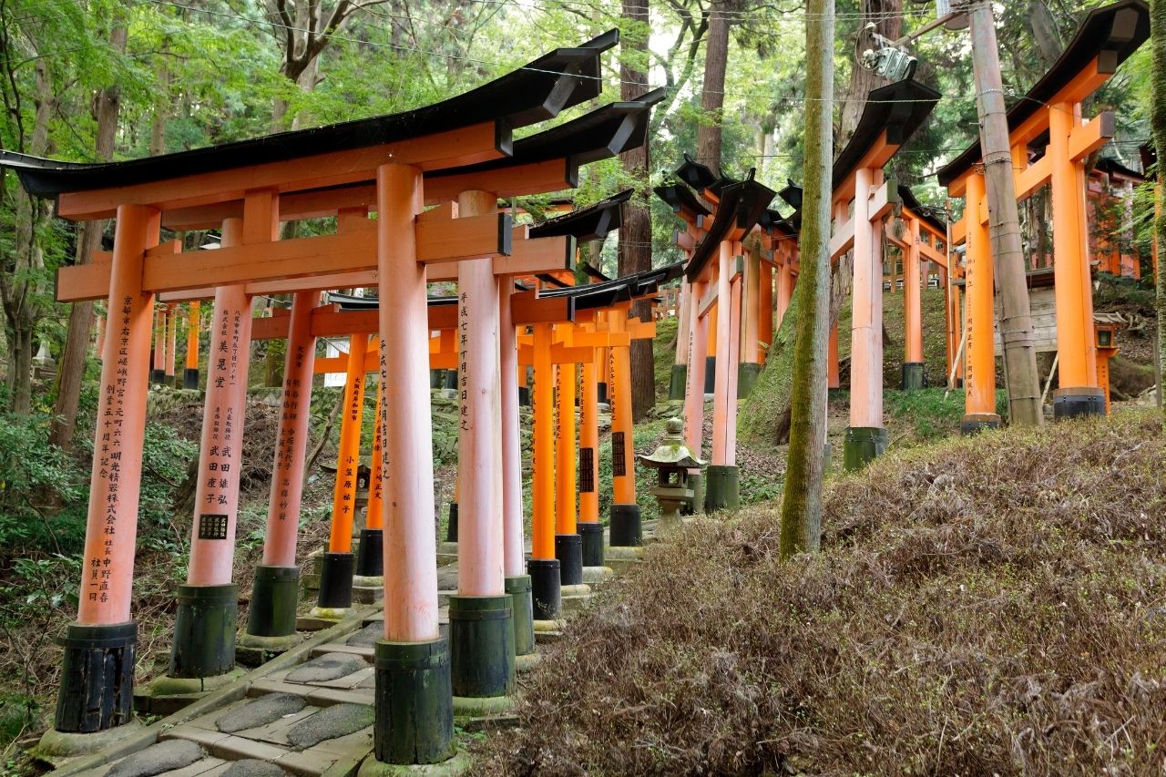 Le chemin vers le temple d'Inari