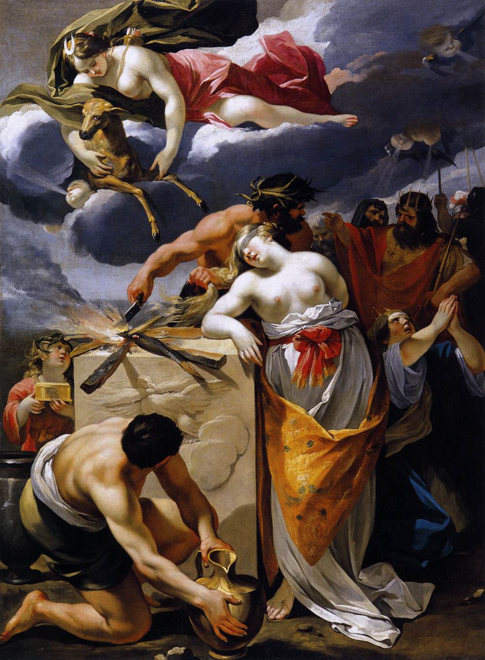 Peinture du Sacrifice d'Iphigénie