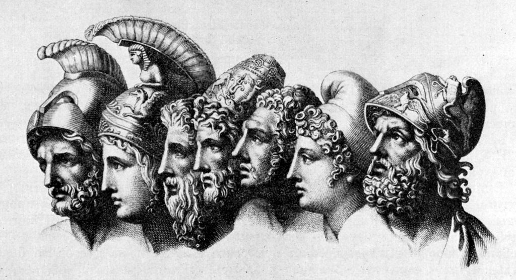 Les héros de l'Iliade par Tischbein