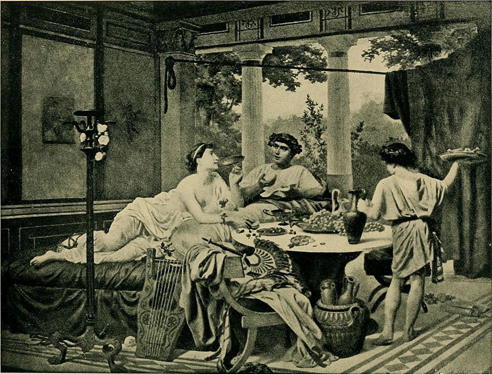 Horace à Tibur, peinture d'Auguste Leloir