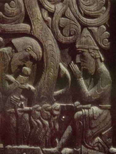 Sigurd faisant rôtir le cœur de Fafnir