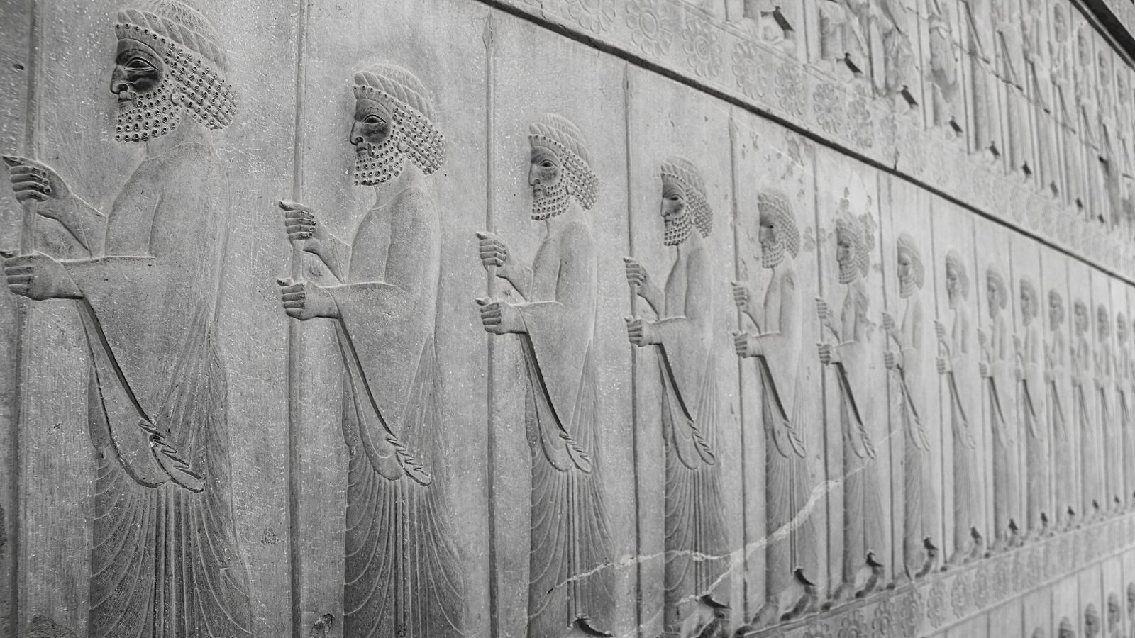 Guerriers assyriens antiques