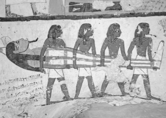 Momie de l'Égypte ancienne, fresque