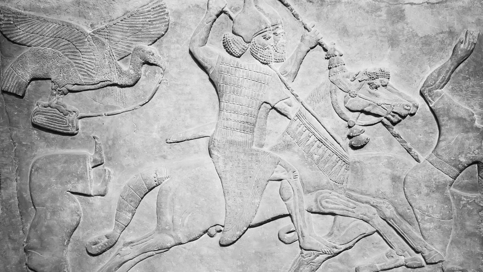 Guerrier sumérien antique