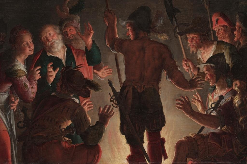 Personnages principaux de Beowulf : Beowulf, Grendel, Hrothgar et Wiglaf