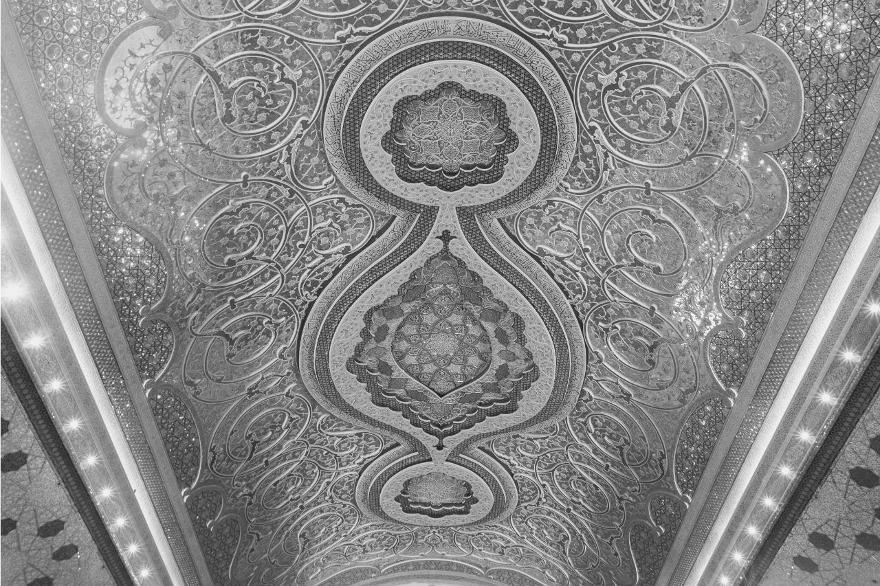 Plafond du mausolée de l'Ayatollah Khomeini