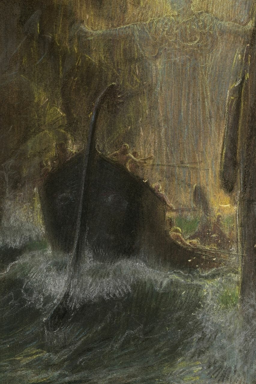 Charybdis — Le monstre marin tourbillonnaire de l'Odyssée (Scylla)