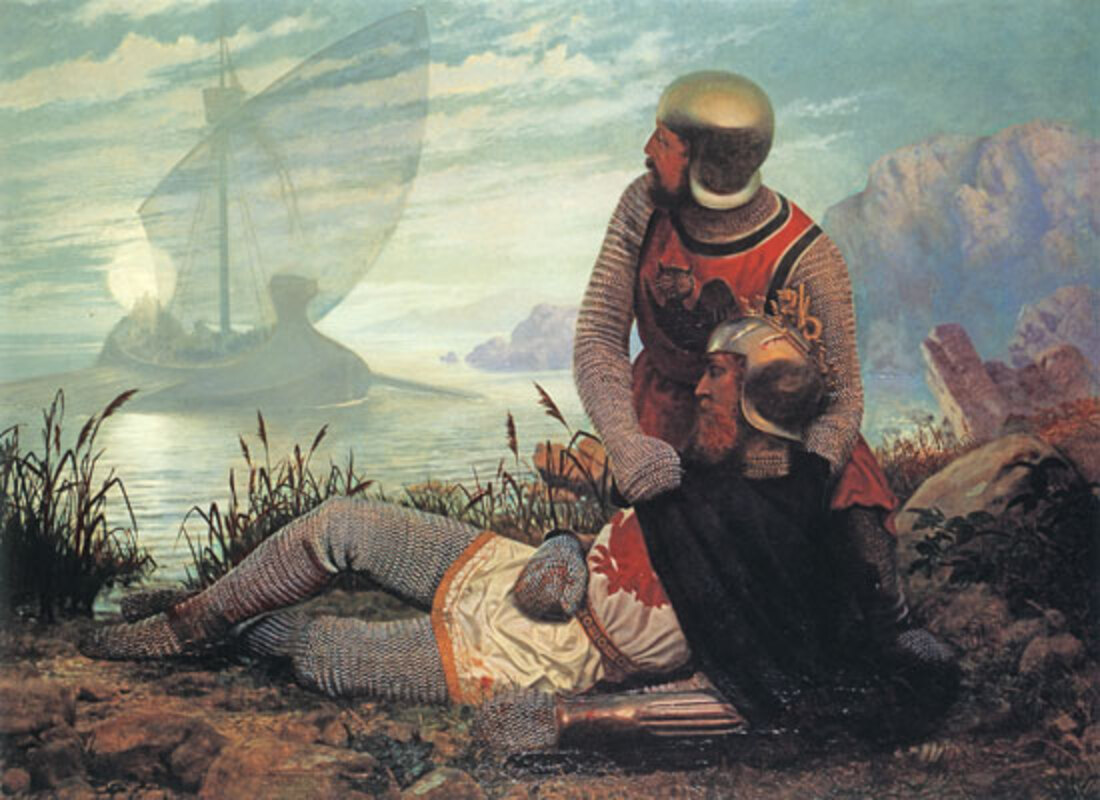 Duran, fils du roi Arthur (peut-être Tyrnog), Camlann