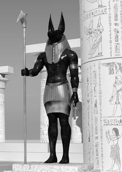 Anubis, dieu de l'au-delà