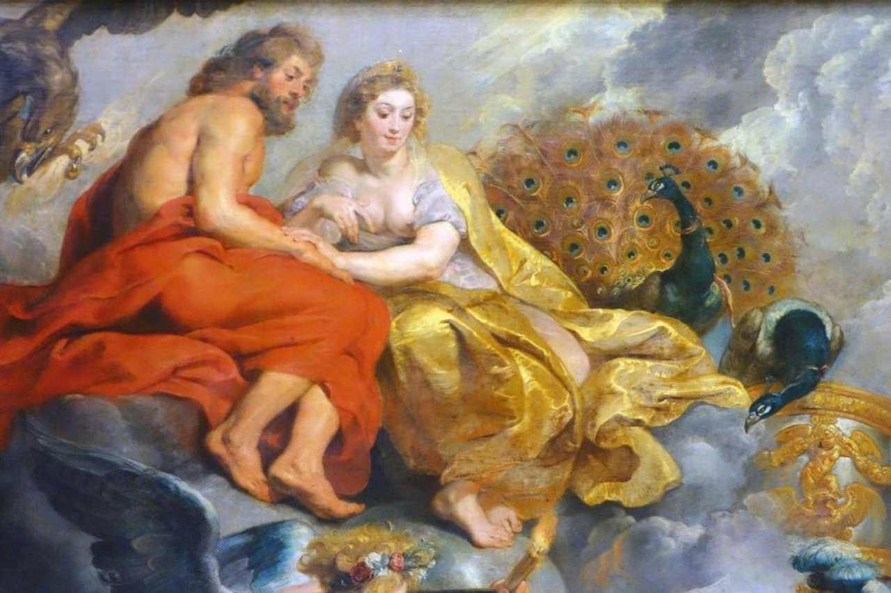 Zeus, le roi des dieux olympiens et père de Praxidike