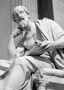 Statue d'Hérodote à Vienne