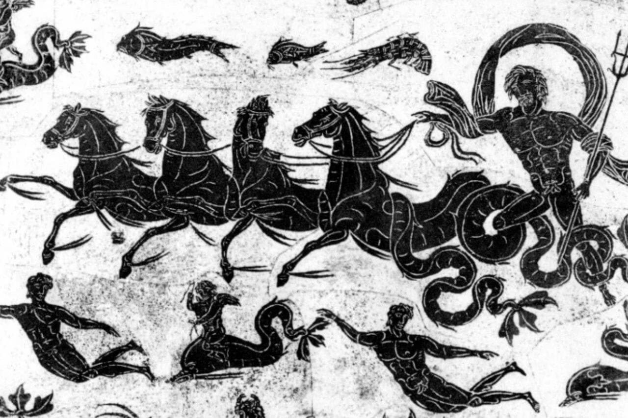 Hippocampe — Le cheval marin de Poséidon dans la mythologie grecque (Hippokampos)