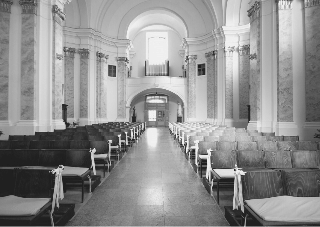Intérieur d'une église chaldéenne à Bagdad