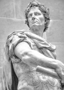 Statue en marbre de Jules César