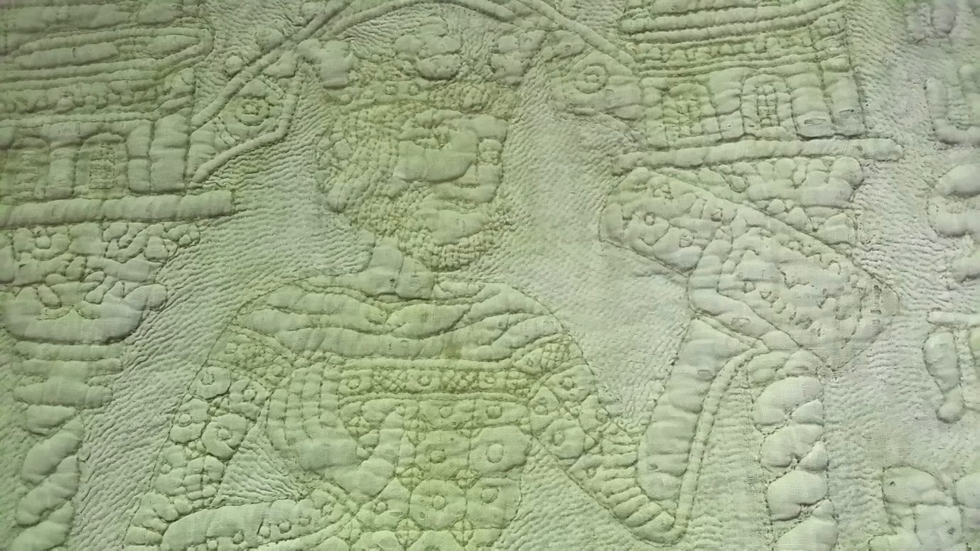 Le roi Marc représenté sur une courtepointe de Tristan du XIVe siècle, musée V&A, Londres. Crédit : Wikimedia Commons, Malabu, CC-BY 3.0