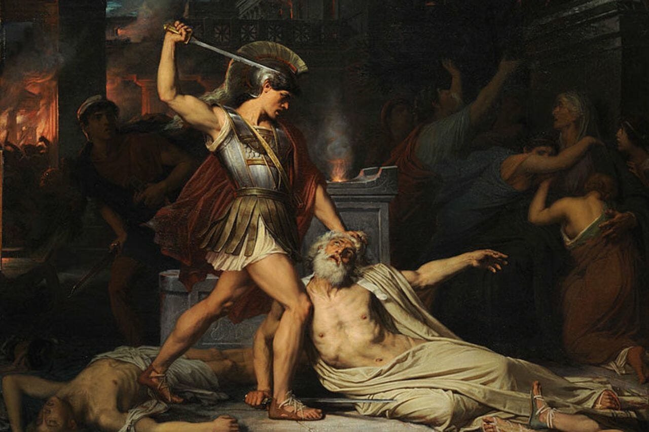 Priam (Priamos) - Roi de Troie, dernier roi de la guerre de Troie