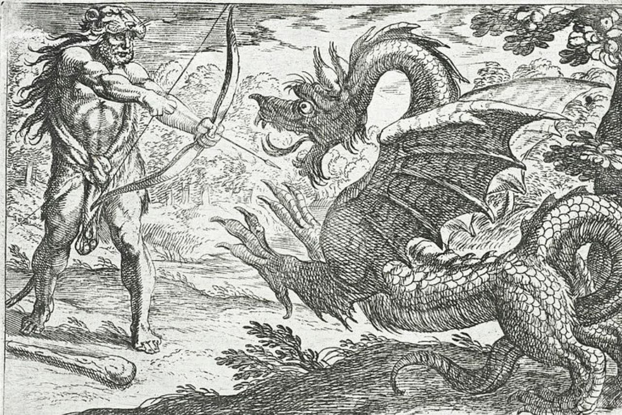 Ladon – Le dragon hespérien aux cent têtes, gardien des pommes d'or