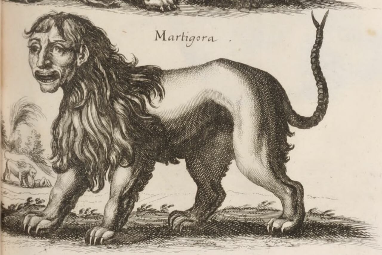 Manticore vs Chimera - Hybrides mortels des mythologies perse et grecque