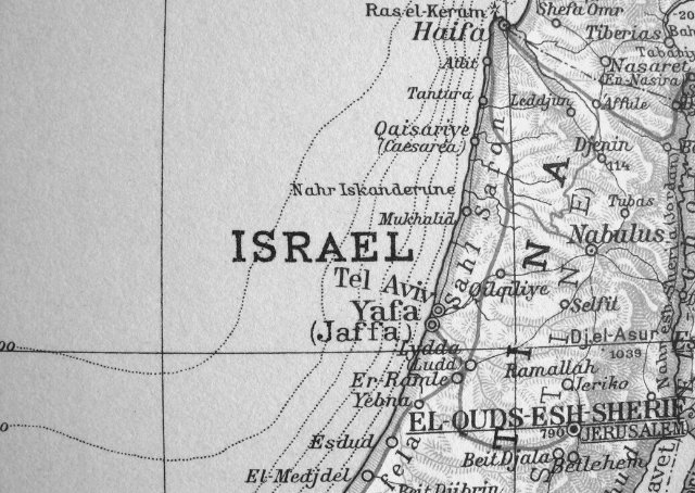 Carte d'Israël