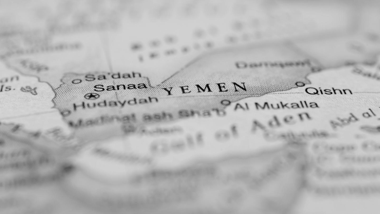 Carte du Yémen