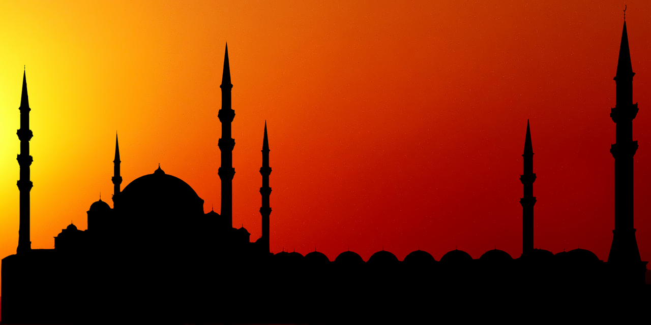Mosquée avec minarets