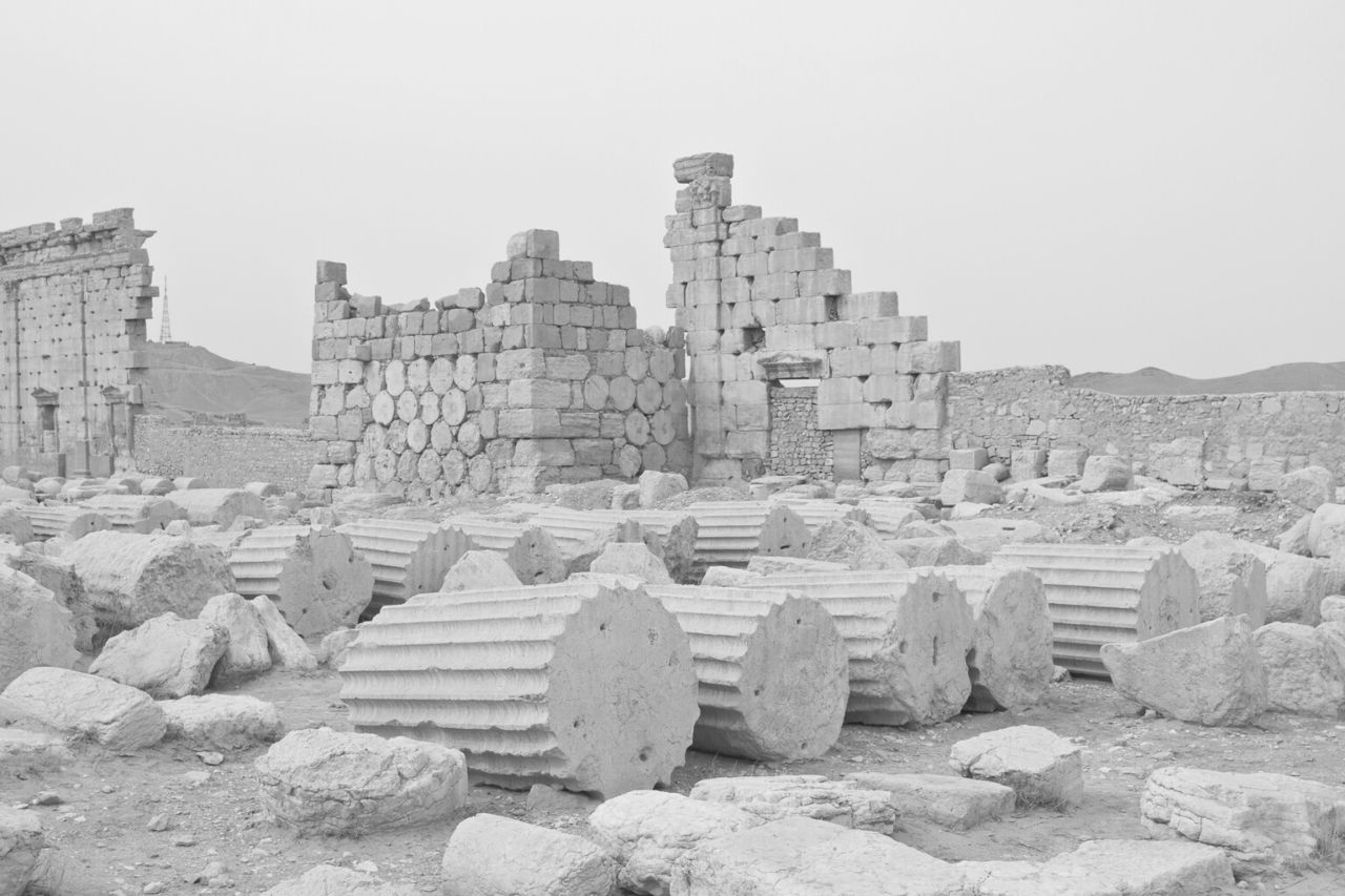 Ruines antiques de Palmyre en Syrie