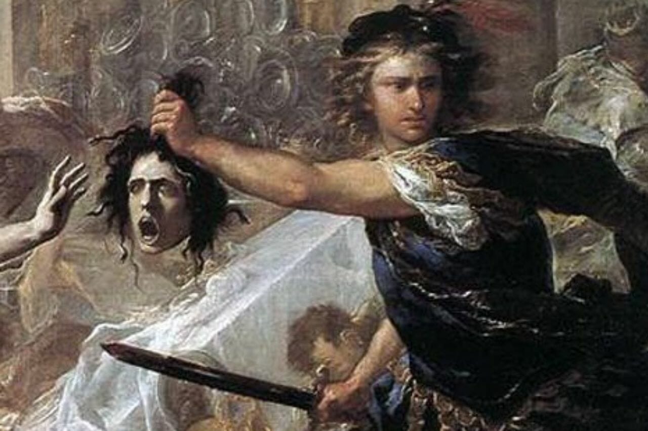 Polydectès et la tête de Méduse dans la mythologie grecque