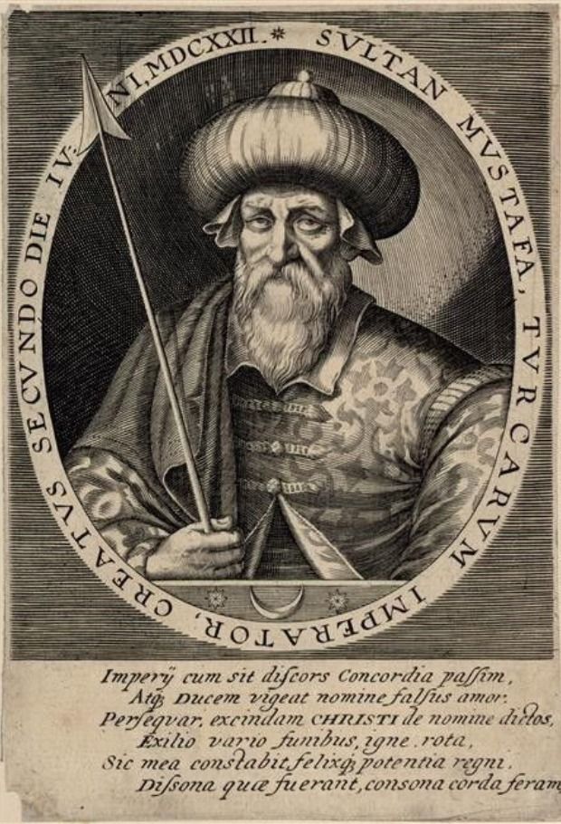 Portrait d'un sultan, probablement Mustafa Ier