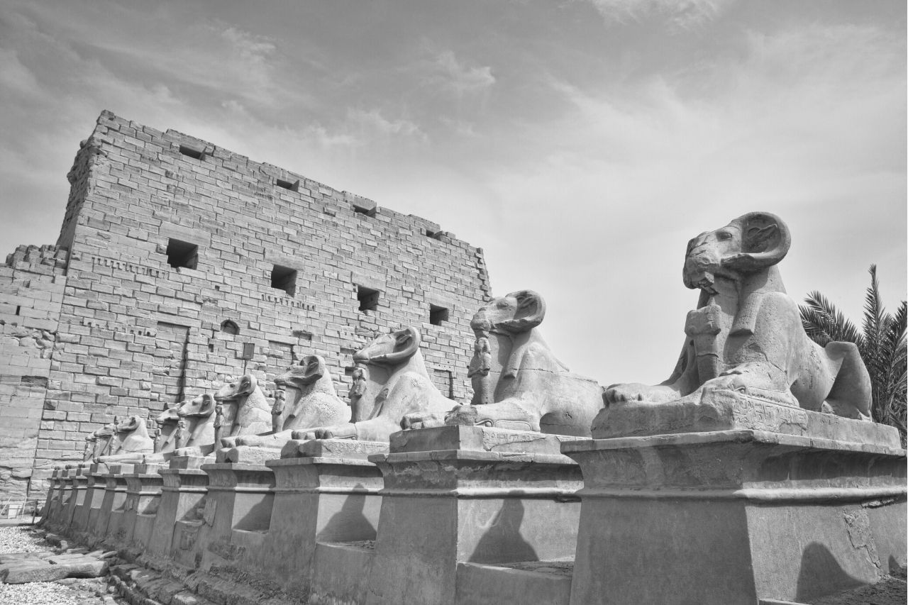 Temple du Ramesseum en Égypte