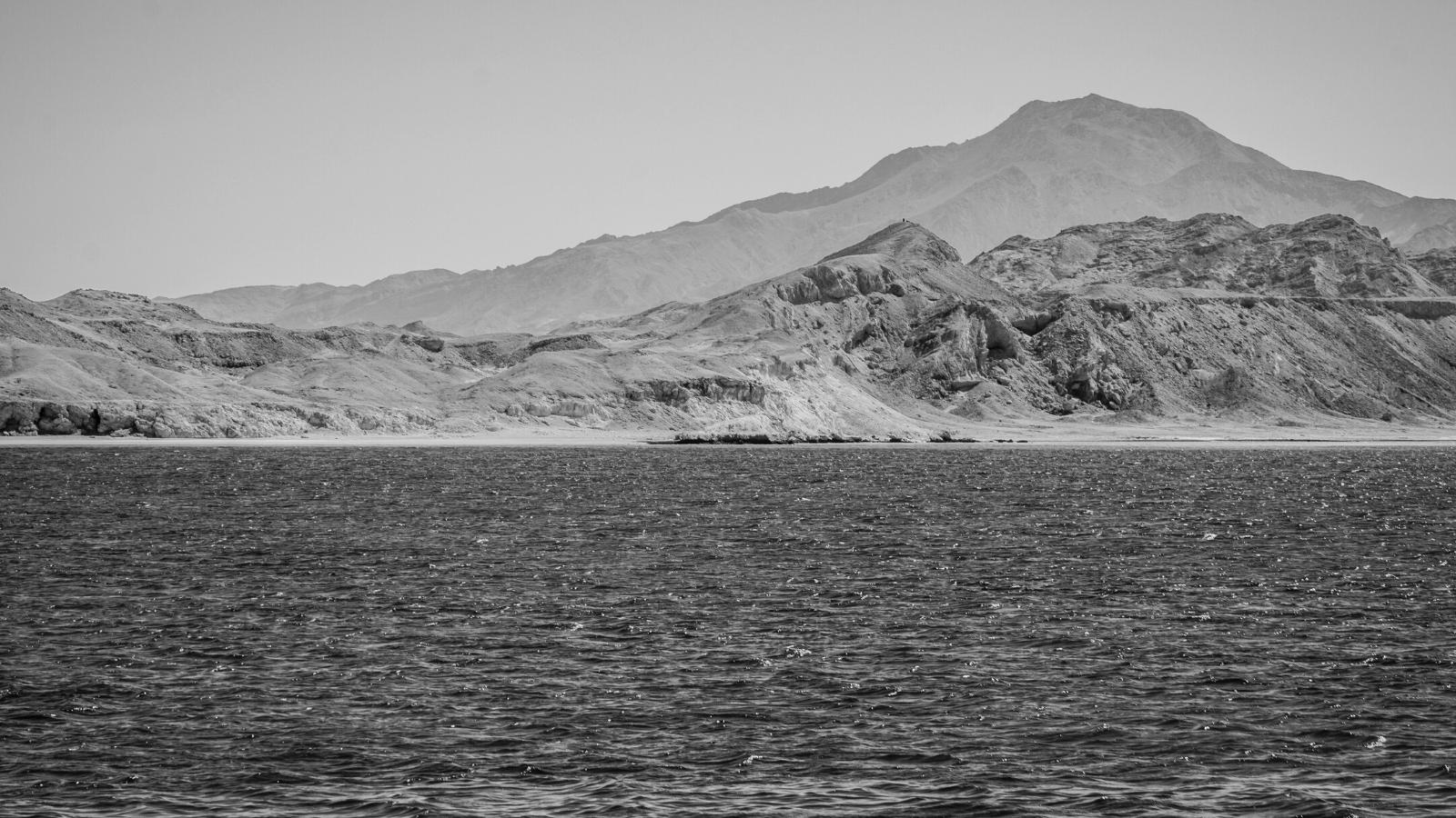 Côte de la mer Rouge en Égypte