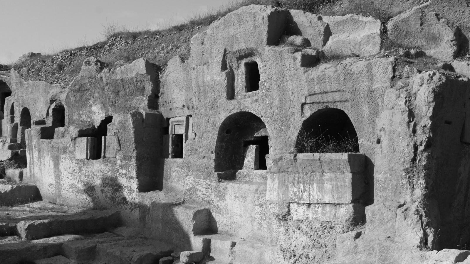 Ruines d'une cité antique en Mésopotamie