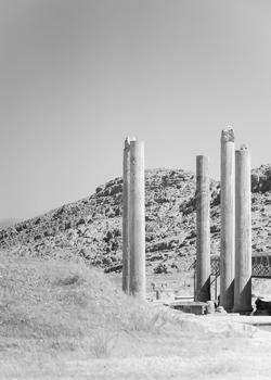 Ruines des colonnes de l'Empire perse