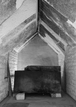 Sarcophage d'Unas dans la pyramide d'Unas