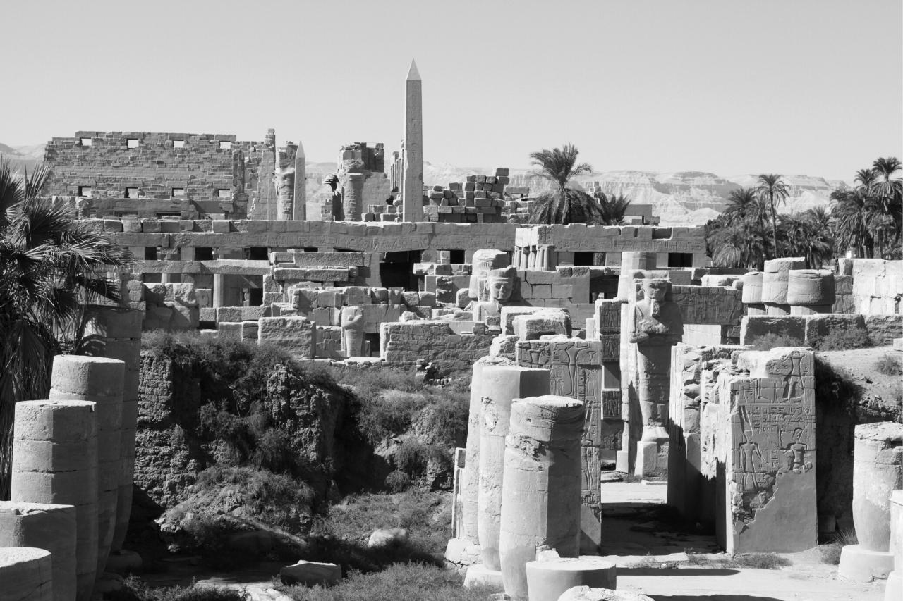 Temple d'Amun à Karnac par le pharaon Ahmosé Ier