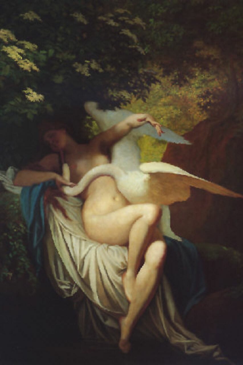 Zeus apparut à Léd sous les traits d'un cygne : un récit de luxure